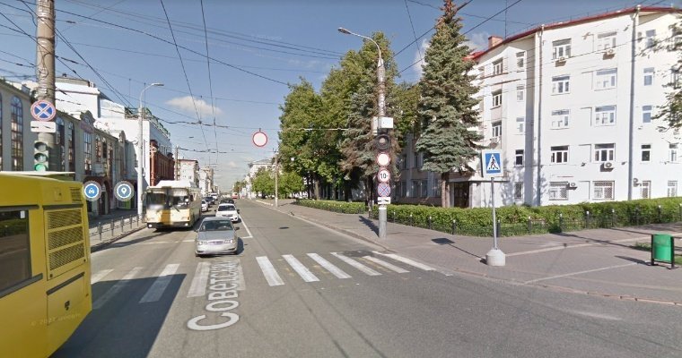 У здания МВД в Ижевске уберут знак «Движение запрещено»