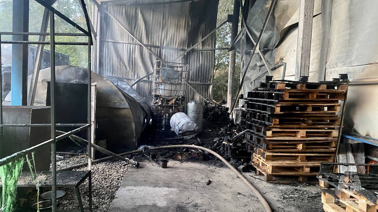 Пожар произошёл на одном из ижевских предприятий 