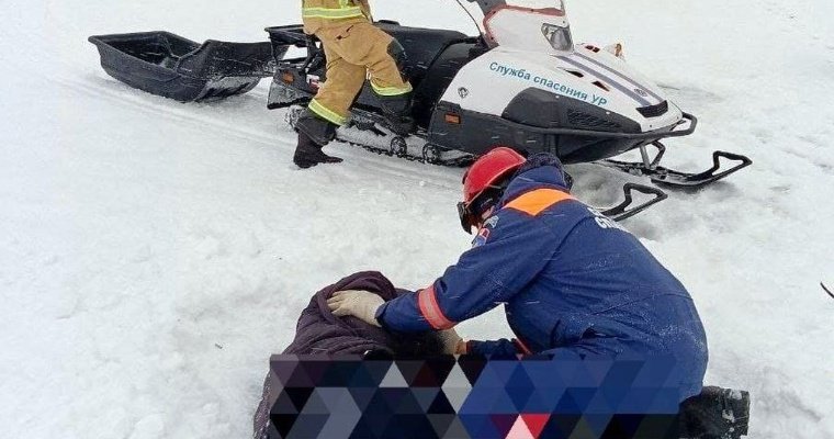 Житель Воткинска уснул пьяным на льду городского пруда и чуть не замёрз