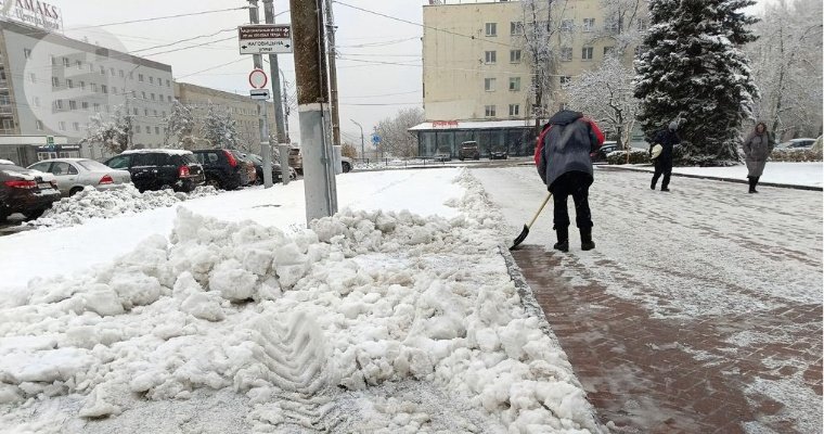 Главы районов Удмуртии поделились фотографиями первого снега