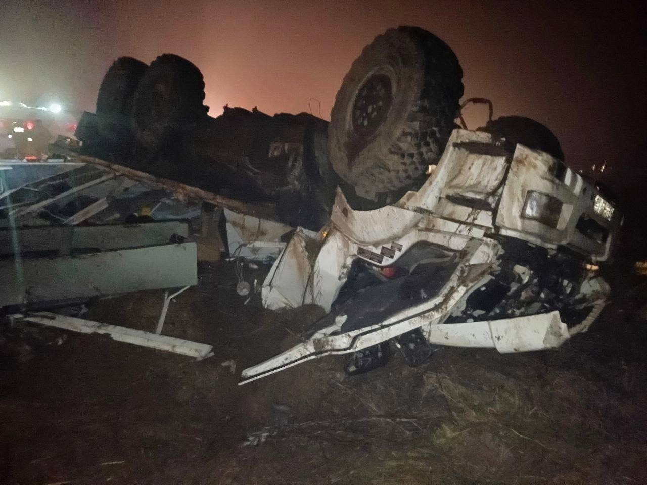 Водитель «КАМАЗа» погиб в аварии в Сюмсинском районе