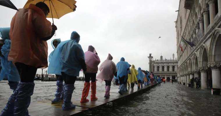 Венецию затопило из-за обильных дождей