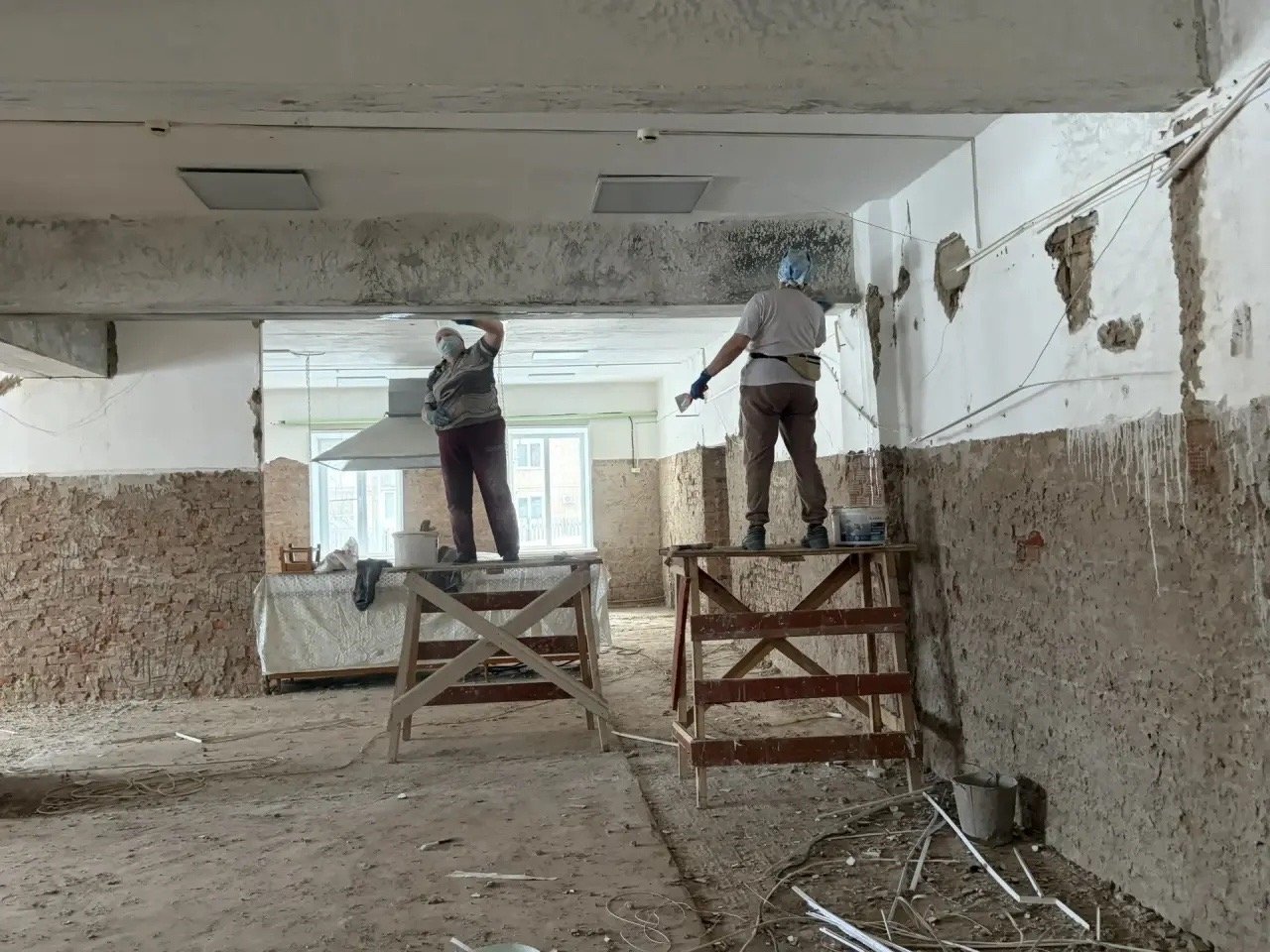 В школе села Большая Уча Можгинского района начался капремонт