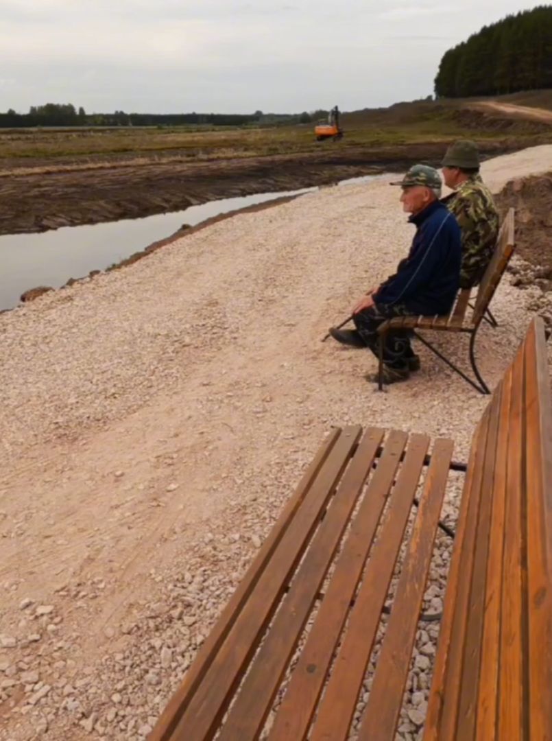 В 2025 году в Нижнем Сырьезе в Алнашском районе закончат благоустройство зоны отдыха у пруда 