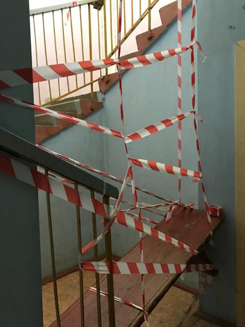 В двухэтажном доме в районе Соцгорода в Ижевске рухнул потолок
