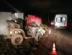 Водитель квадроцикла погиб в результате ДТП в Ижевске