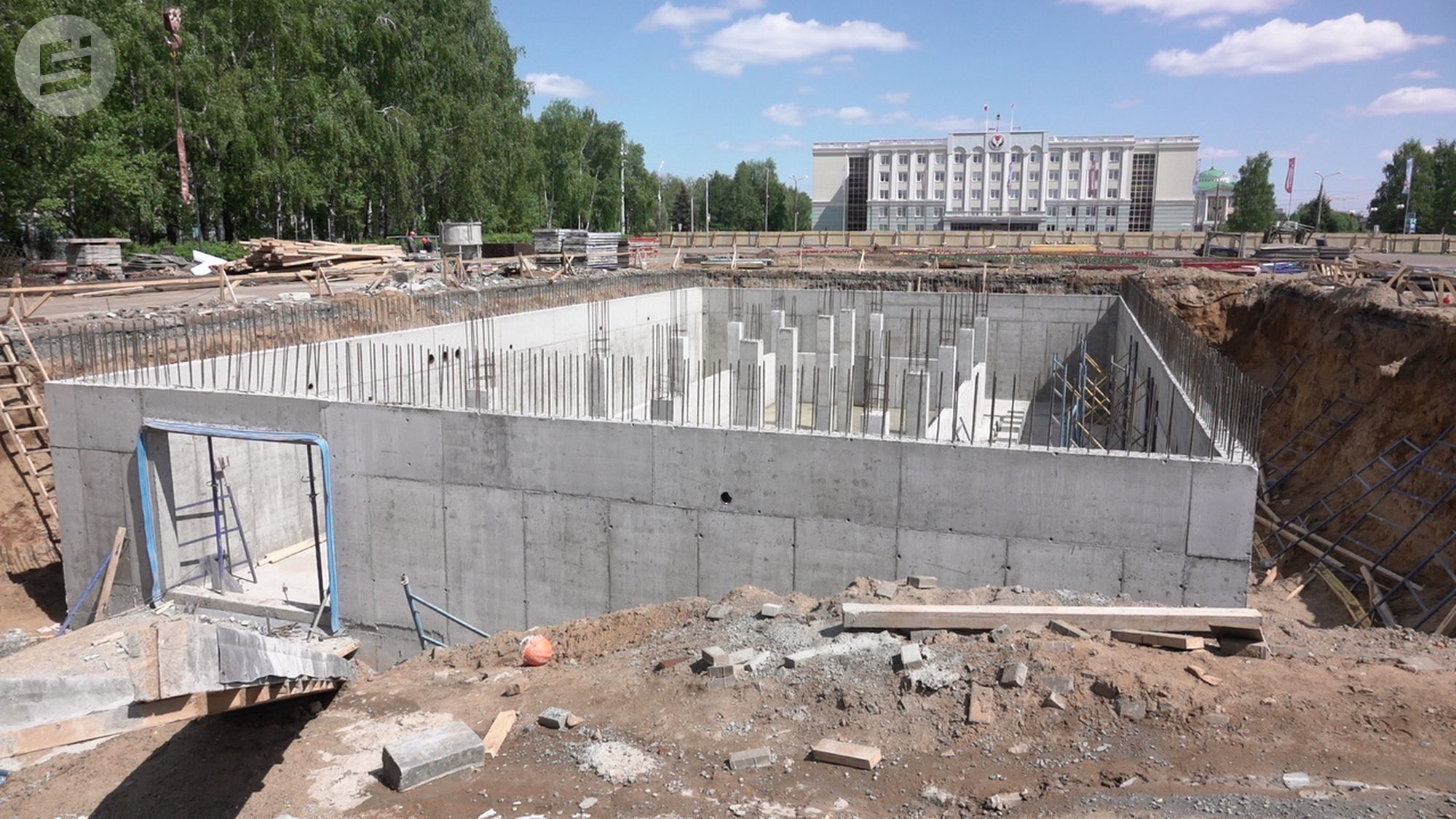 Центральная площадь Ижевск реконструкция
