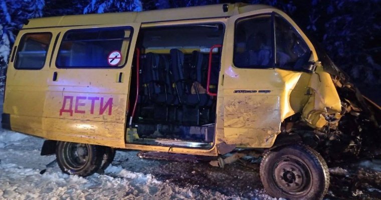 После аварии со школьным автобусом в Удмуртии один ребёнок находится в тяжёлом состоянии
