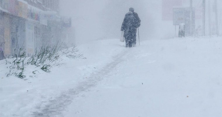 Продолжительный снегопад и похолодание ожидается в Удмуртии  с 13 декабря