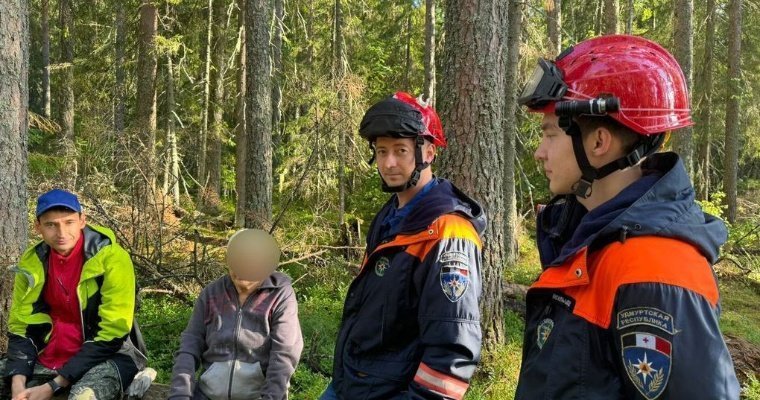 Почти сутки спасатели искали потерявшуюся в лесу Удмуртии пенсионерку
