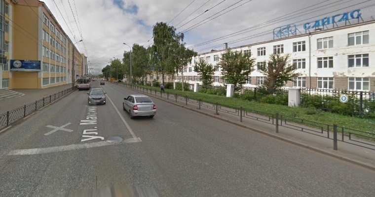 Движение по улице Горького возле Летнего сада в Ижевске перекроют почти на три дня