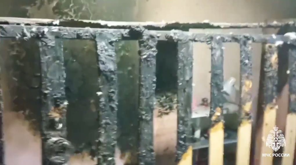 Пожарные в Ижевске вывели 86-летнюю пенсионерку из горящей квартиры