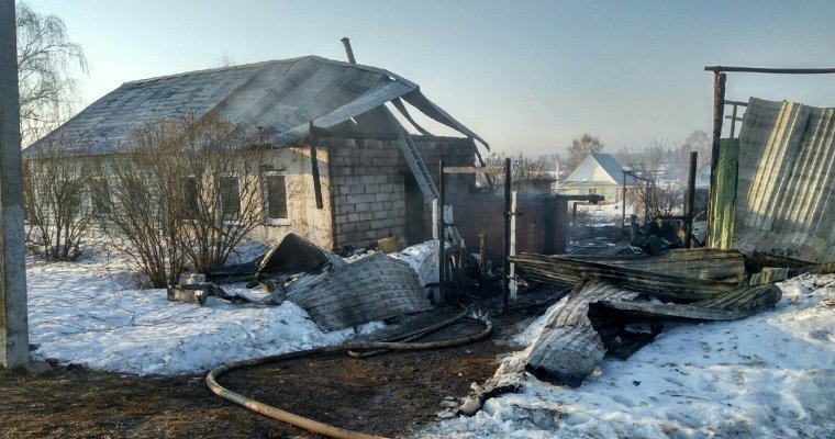 4 семьи из Удмуртии остались без крова после пожара