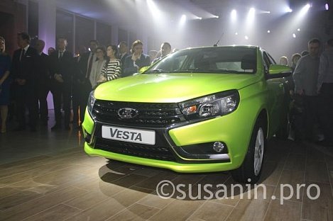Ижевская Lada Vesta попала в топ-10 автомобильного рынка России по итогам января
