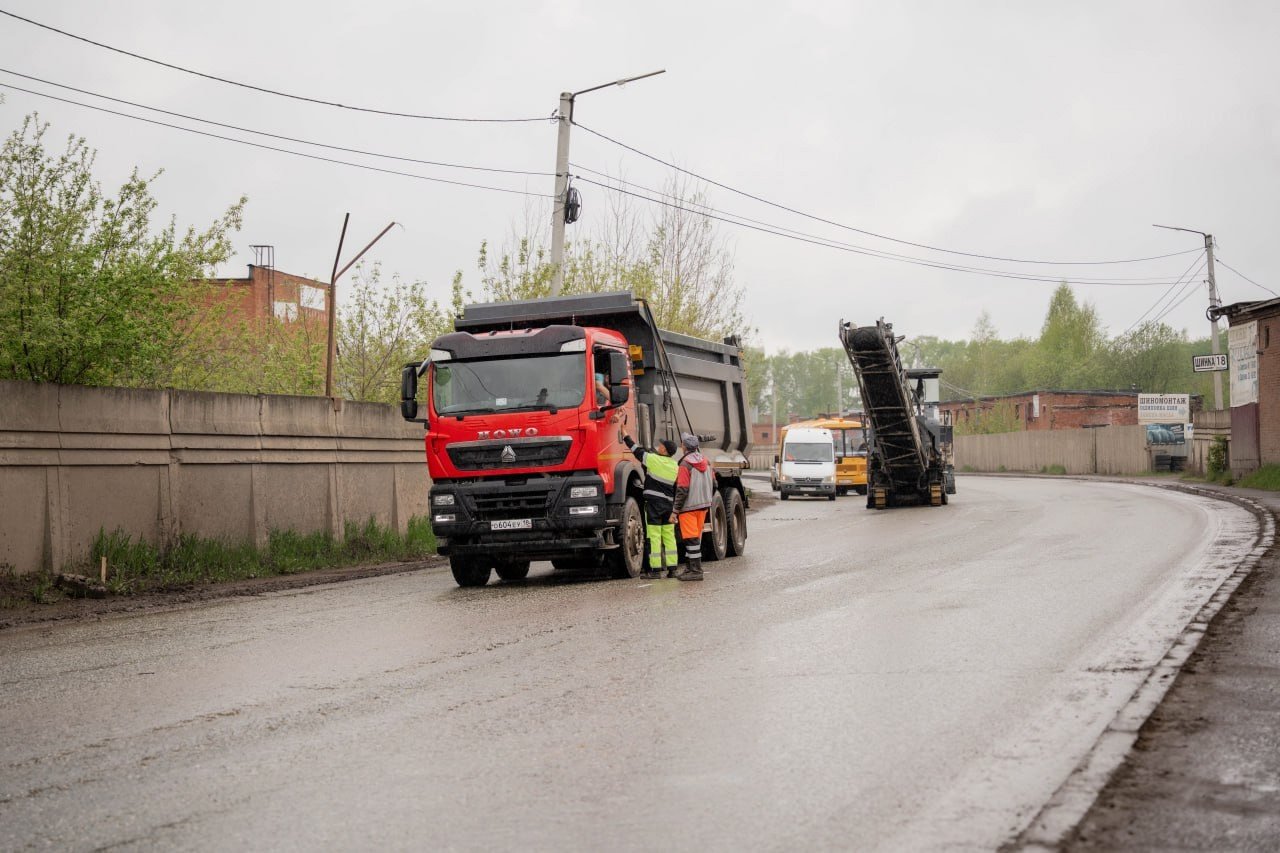 В Глазове начался сезон дорожного ремонта