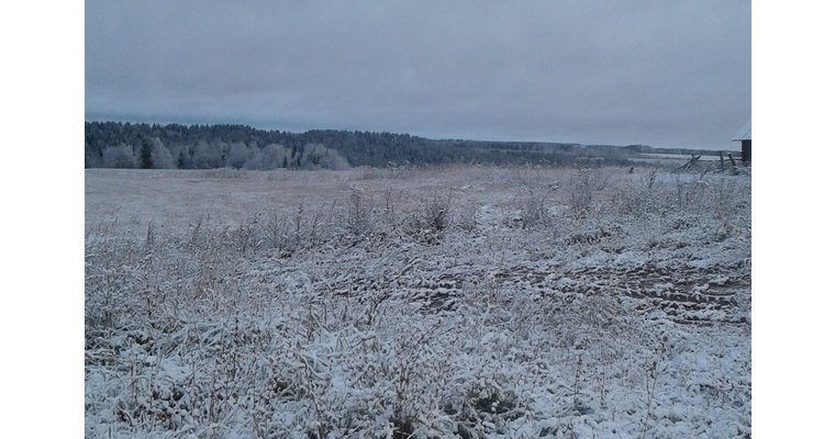 Жители Удмуртии поделились фотографиями первого снега