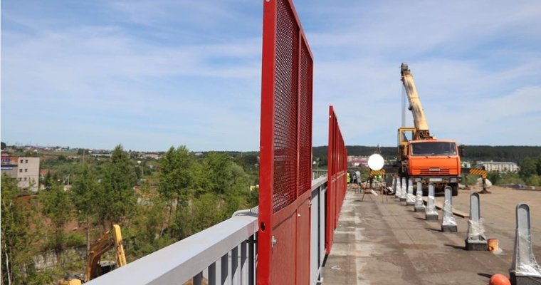 В Сарапуле на неделю отложили открытие моста по улице Гончарова