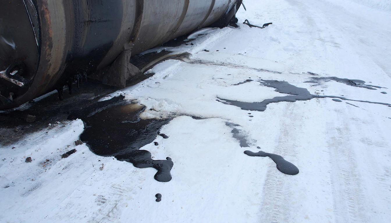 В результате ДТП  на трассе Ижевск-Сарапул произошёл разлив нефти