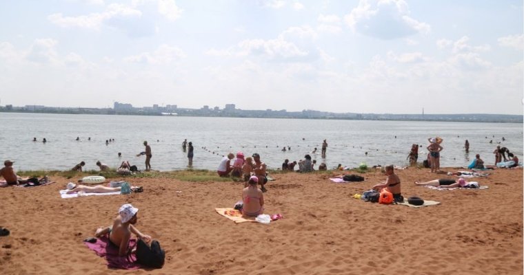 В июле в Ижевске составили четыре протокола из-за купания людей в неположенных местах