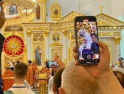 Патриарх Московский и всея Руси Кирилл освятил Благовещенский собор Воткинска