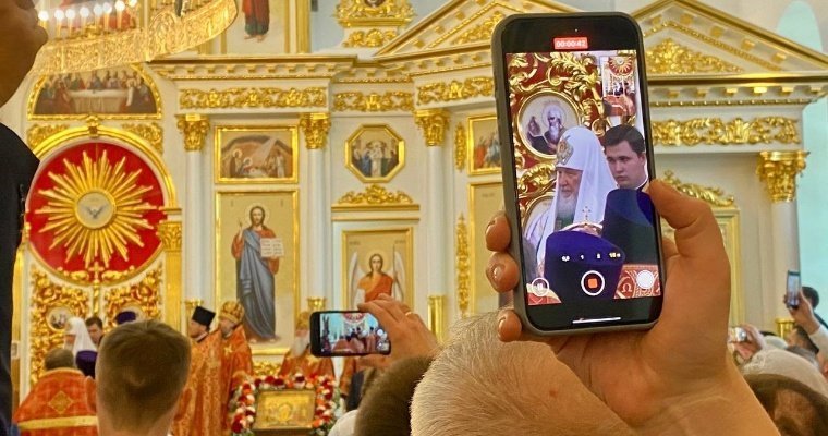 Патриарх Московский и всея Руси Кирилл освятил Благовещенский собор Воткинска