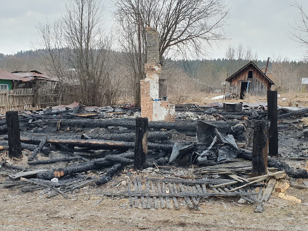 

В Пермском крае задержали мать четверых детей, погибших при пожаре

