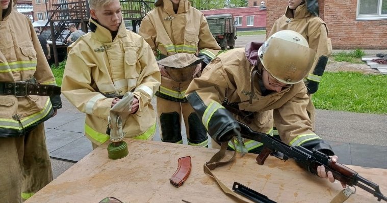 Глазовские школьники проявили себя в турнире по пожарно-прикладному многоборью