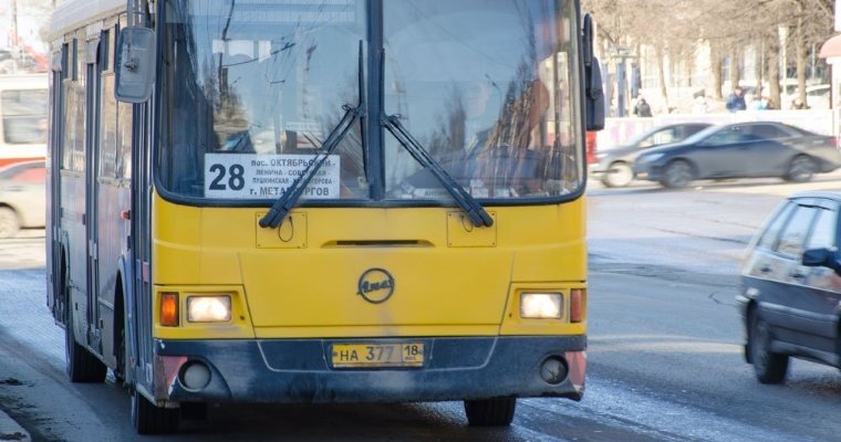 28-й автобус в Ижевске начнёт дополнительно заезжать в посёлок Первомайский