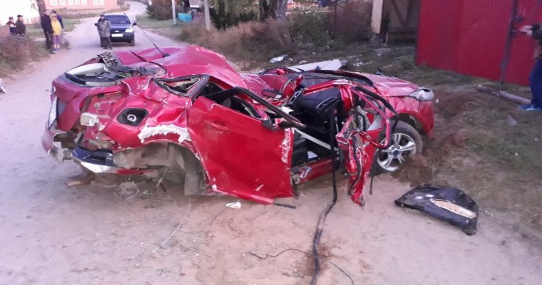 В Удмуртии 24-летний водитель «Форд Фокуса» погиб в аварии