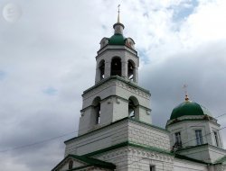 Журналисты «Сусанина» взобрались на колокольню Никольского храма в селе Завьялово