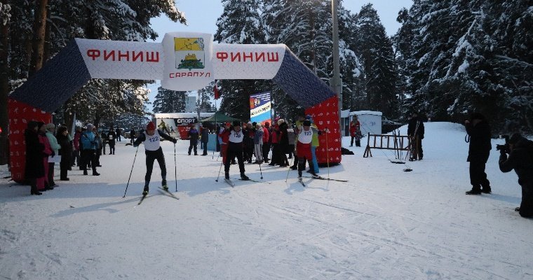 В Сарапуле спустя 10 месяцев официально открыли «Светлую лыжню»