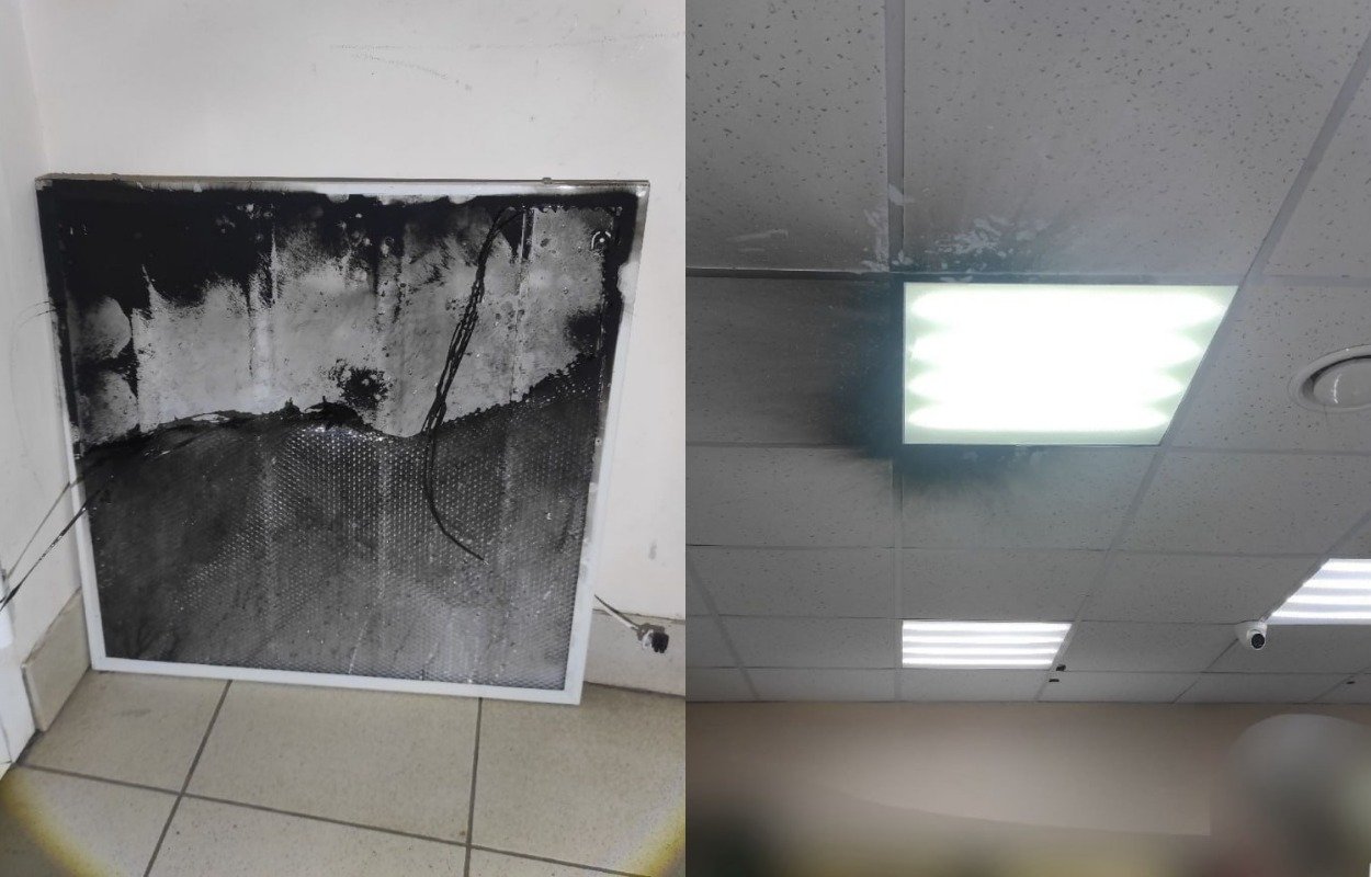 Пожар вспыхнул в магазине на улице Берша в Ижевске