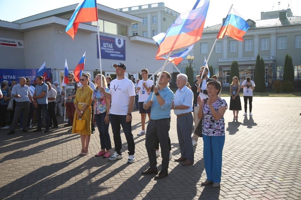 В Ижевске прошел митинг в поддержку спецоперации на Украине