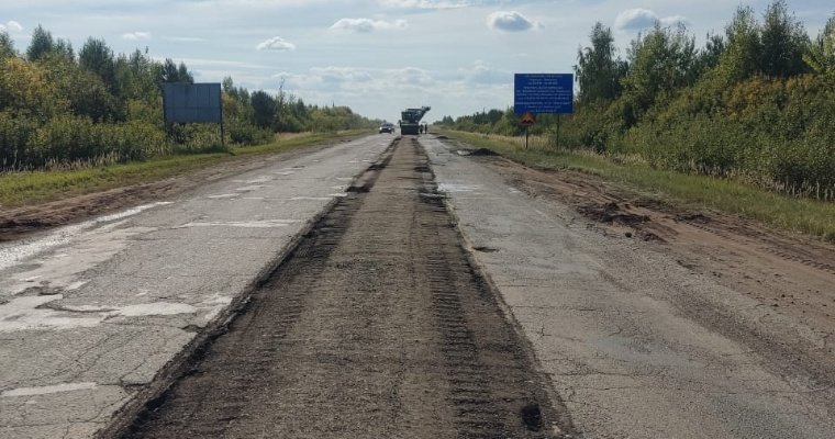 Стартовал ремонт участка трассы Сарапул-Воткинск