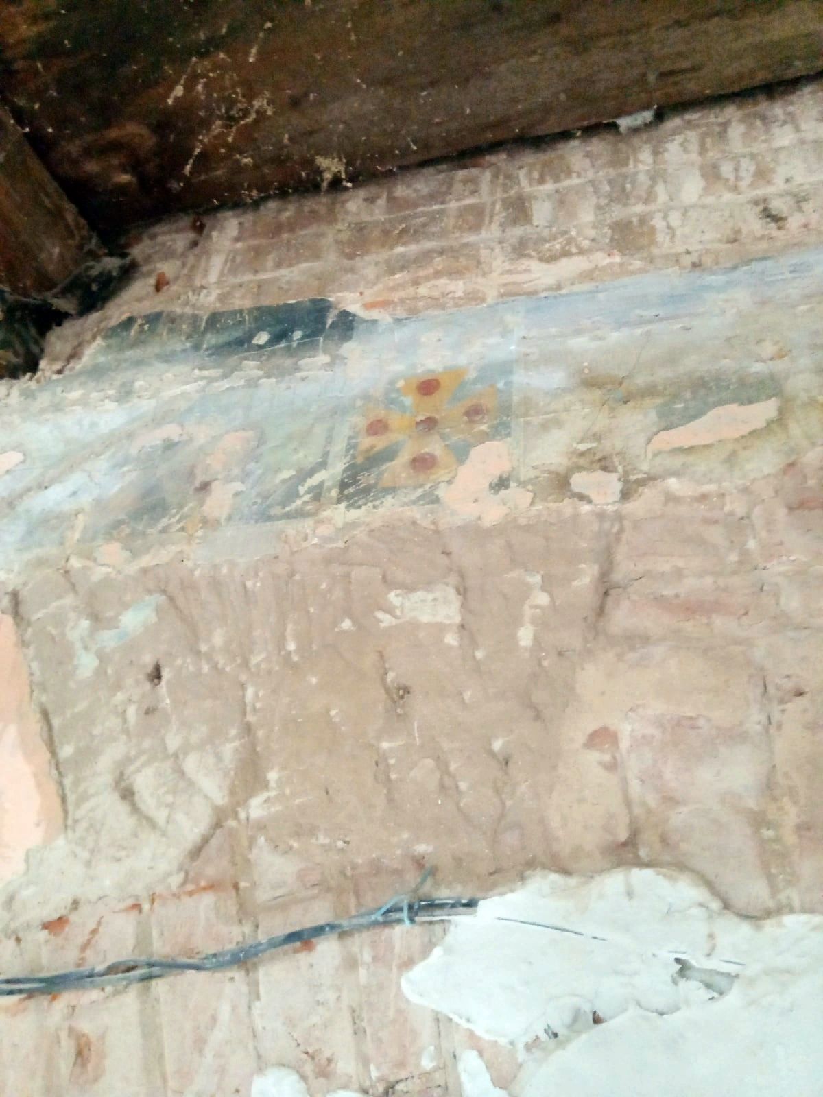 В прежнем храме села Нылга в Удмуртии обнаружили старинные фрески