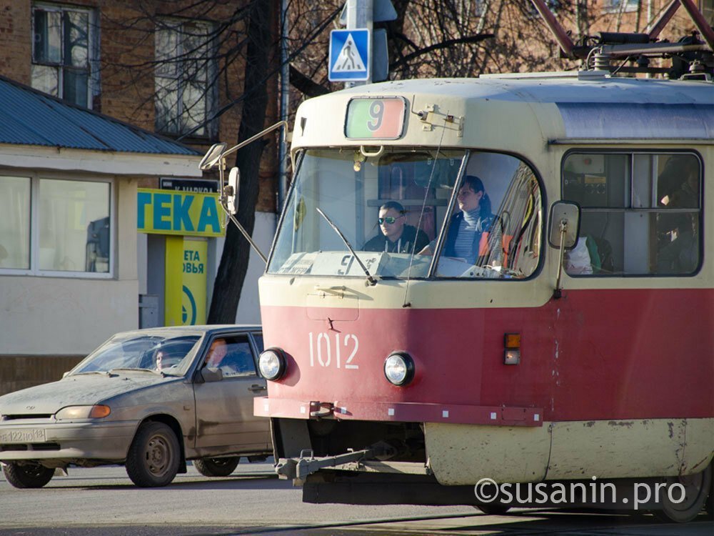 3 июля в Ижевске будет закрыто движение трамваев на маршрутах № 1, 9 и 12