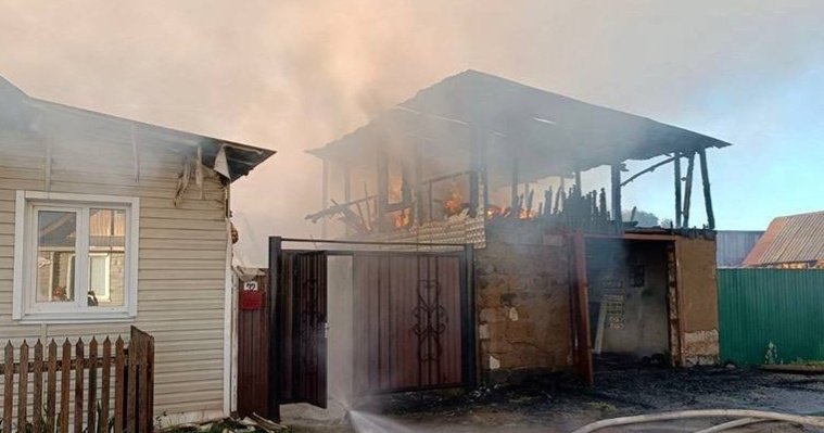 В результате пожара в бане житель Сарапула получил ожоги 90% тела