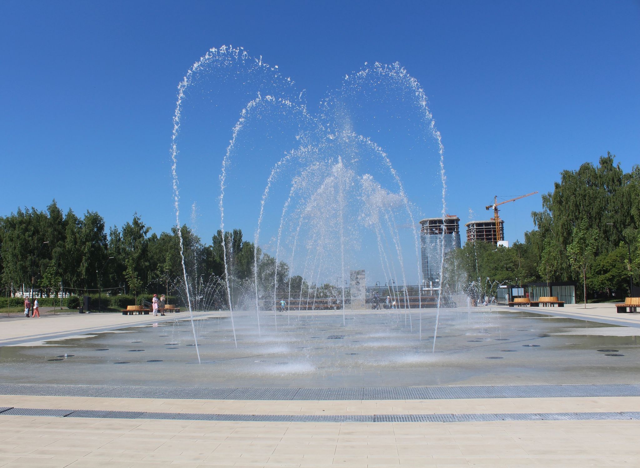 График работы фонтана на Центральной площади Ижевска изменится
