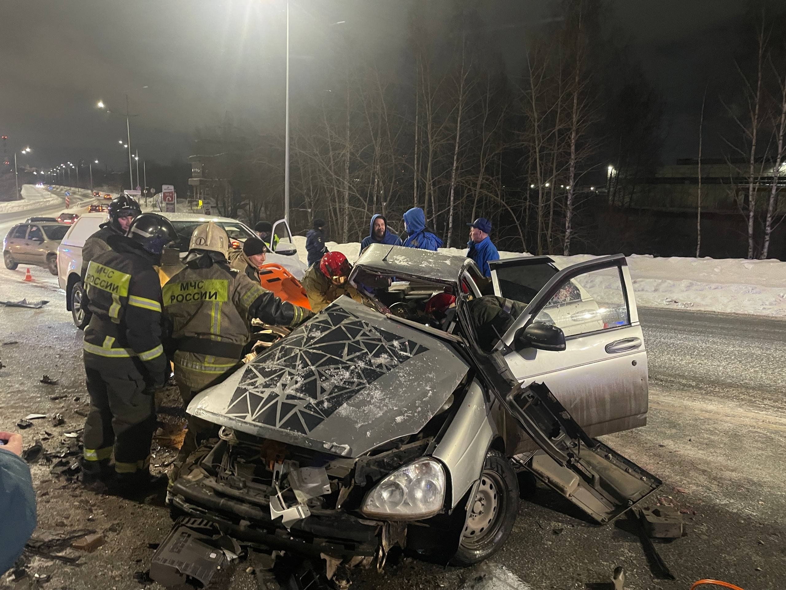 В аварии на Набережной Белобородова в Ижевске погибла женщина