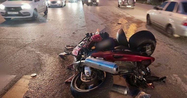 Мотоциклист погиб в ДТП на улице Клубной в Ижевске 