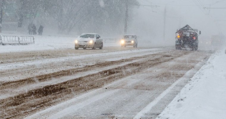 В Удмуртии ожидается ухудшение видимости из-за снегопада