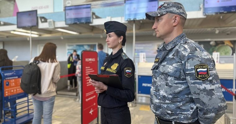В аэропорту Ижевска при посадке на самолёт были обнаружены 11 должников 