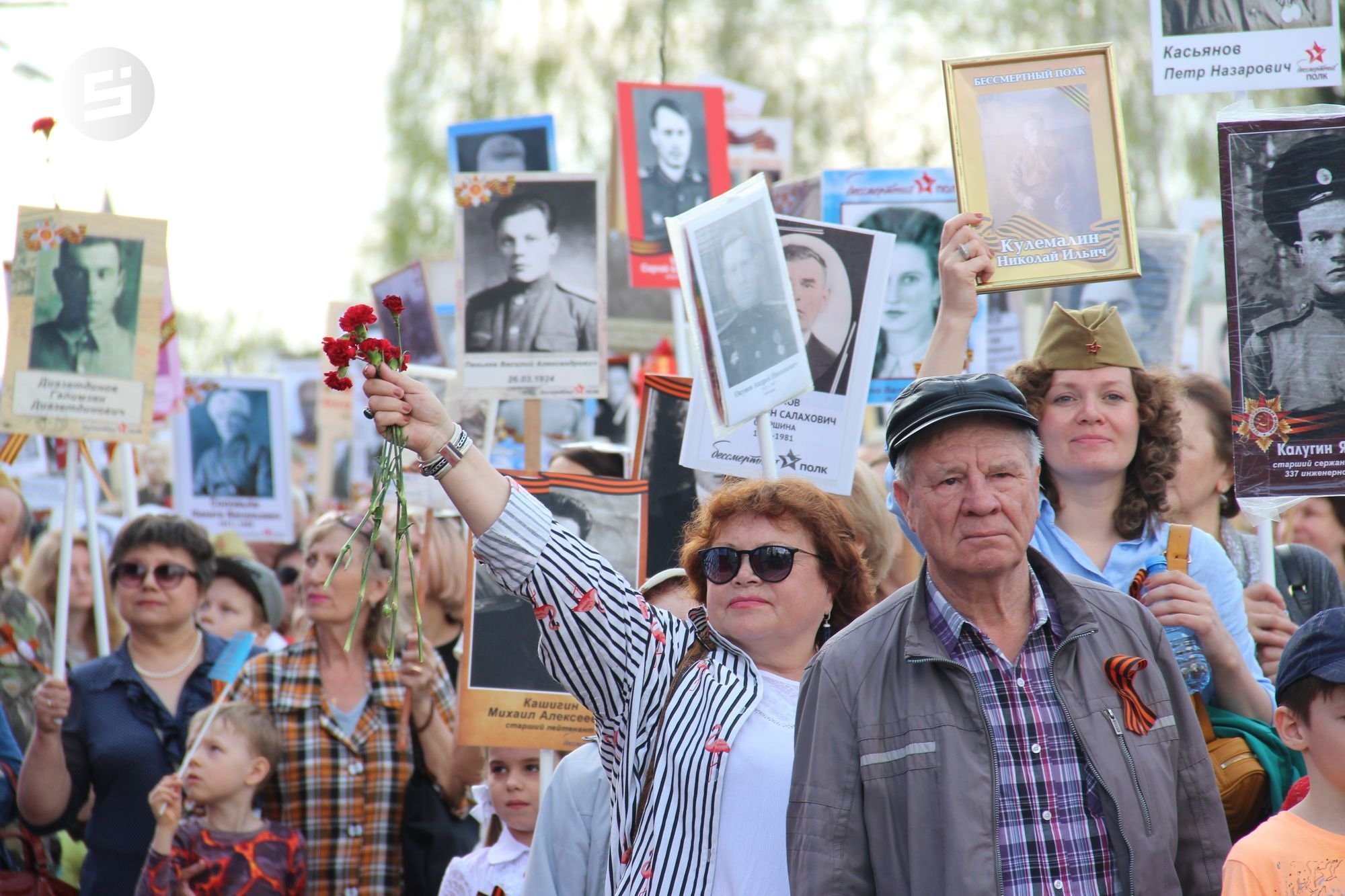 Бессмертный полк в глазове