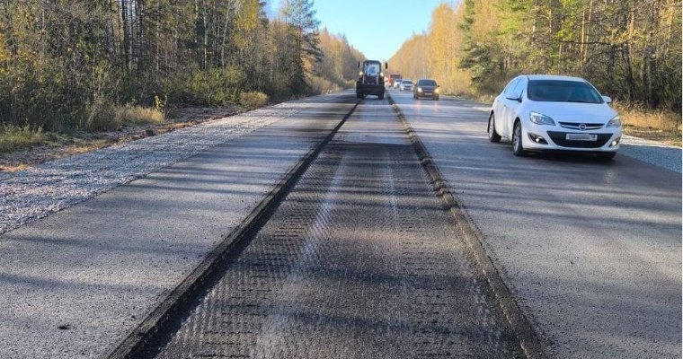 Три километра нового асфальта на трассе в Удмуртии не прошли проверку