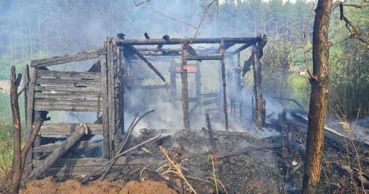 В Ижевске в садовом массиве сгорели три дома
