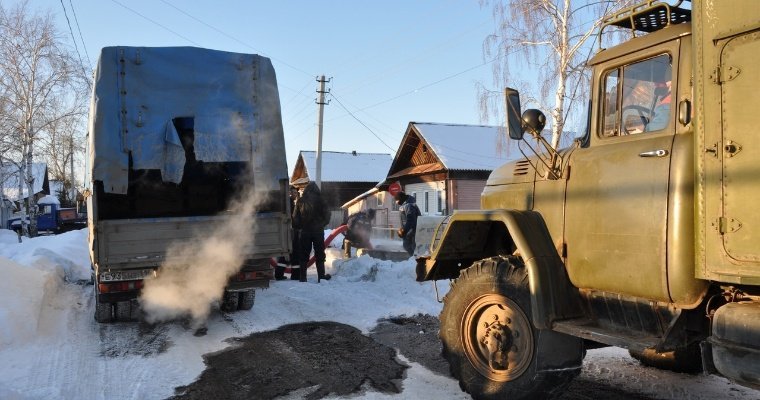 Из-за продолжительных морозов в городах и районах Удмуртии промерзли трубы