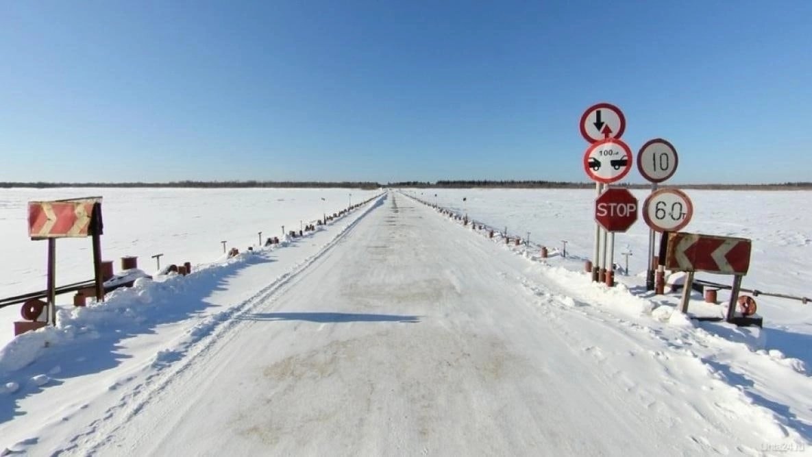 Ледовую переправу через Каму открыли для большегрузов