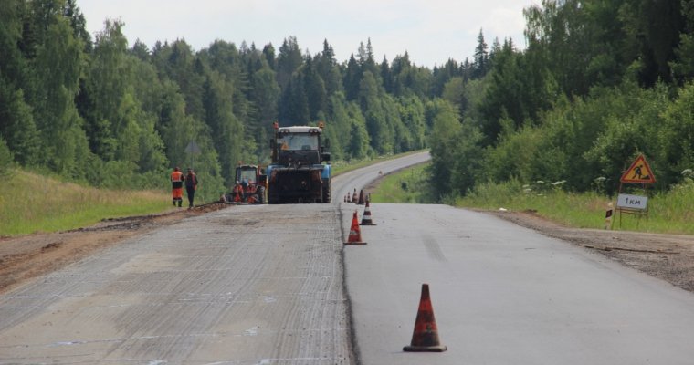 В Удмуртии начался ремонт дороги, соединяющей Сарапульский и Можгинский тракты