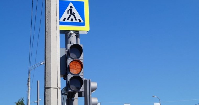 В Ижевске на Воткинском шоссе появился новый светофор