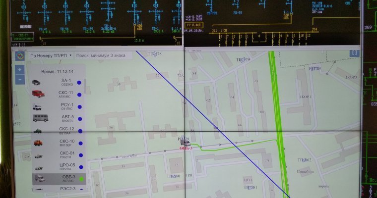 Удмуртэнерго завершает оснащение автотранспорта филиала системой ГЛОНАСС/GPS